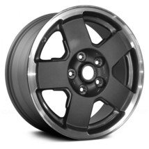 Wheel For 2006-2010 Jeep Commander 17x7.5 Alloy 5 Spoke Charcoal Gray 5-127mm - £272.48 GBP