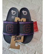 Nike Clemson Tigers Slides Slippers Sandals Size 10 Mens Black Purple Or... - $24.75