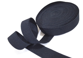 1/2 inch  / 13mm width - 5-10 yds Thick Black Waistband Elastic Band Tri... - $5.99+