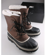 Sorel Herren Bruno Brown Karibu Wasserfestes Leder Cold-Weather Stiefel US - $89.96