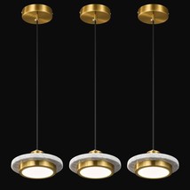 Marble Gold Pendant Light Fixtures Kitchen Island Mini Nordic Ceiling Light Fixt - £236.01 GBP