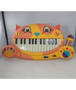 B toys Meowsic Interactive Cat Piano Toy Piano Microphone Musical Instru... - $14.46