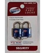 AMERICAN TOURISTER Travel Sentry 2-Key Locks ~TSA Accepted~ Blue - £5.59 GBP