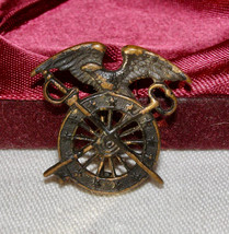 ANTIQUE EARLY US ARMY QUARTERMASTER CORPS LAPEL PIN - BAR PIN AND OPEN HOOK - $4.95