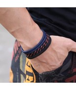 Conjunto de pulsera de moda para hombre, brazalete ajustable hecho a man... - £13.87 GBP