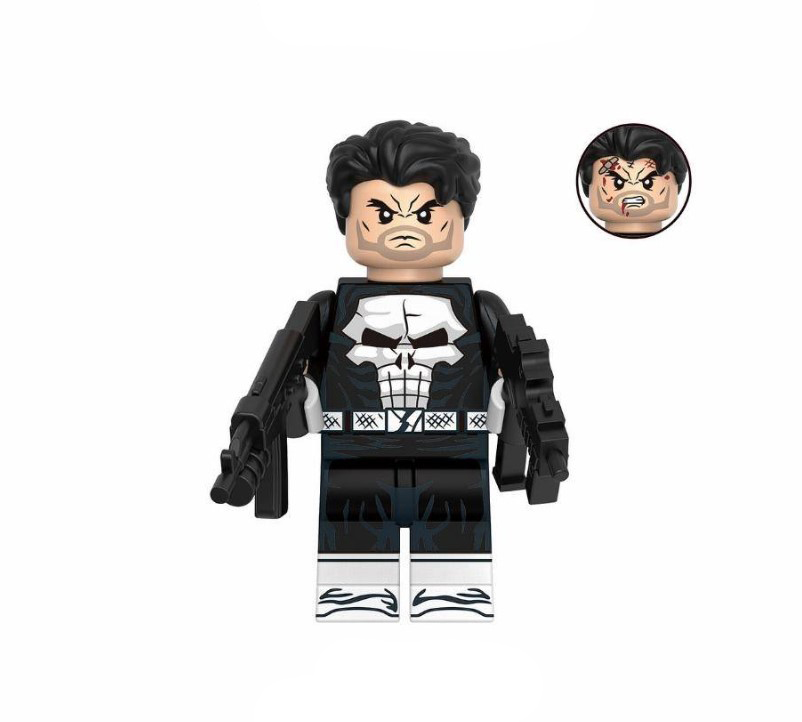 Punisher Daredevil Tv Marvel Custom Minifigures - $8.46