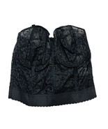 Godess Lace Bridal Bustier Bra 48DD Black Corset Top GD0689BLK - £20.61 GBP