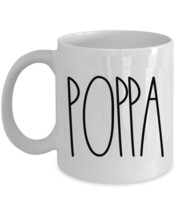 Poppa Coffee Mug Funny Father&#39;s Day Tea Cup Ceramic Christmas Gift For Dad - £12.61 GBP+