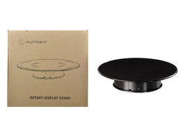 Rotary Display Turntable Stand Medium 10 Inches with Black Top for 1/64, 1/43, 1 - £43.87 GBP