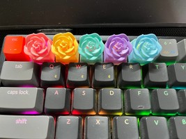 Pastel Flower mechanical keycaps 3D printed - £7.96 GBP