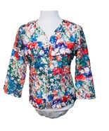 Weavz White Floral Cutout Jacket Small - $666.89 MXN