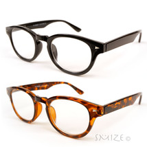 New Medium Round Classic Frame Reading Glasses Geek Retro Vintage Style 100-375 - $12.99