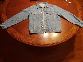 Vintage 1980&#39;s 90&#39;s Guess Denim Jean Jacket Small USA Marciano Style 10847 - £48.44 GBP