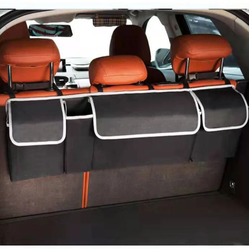 Car Seat Back Trunk Organizer Backseat Hanging Multi Pocket Storage Bag - £11.51 GBP