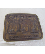 Vintage Horse Racing Hollywood Walk Of Fame Brass Belt Buckle-  June 15,... - £15.16 GBP