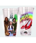 The Wizard of Oz Cast of 4 & Shoes Images 20 oz Acrylic Cup Set of 2, NEW UNUSED - $17.41