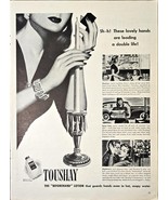 Toushay Double Life Lovely Hands Lotion 1943 Vintage Print Ad - $165.64 MXN