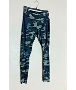 90 Degrees Womens Sz XS Camo Black Gray Leggings Pants  - $13.86