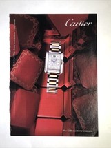 Cartier Wrist Watch Print Ad 2013 New Yorker Magazine Watches Advertising Photo - £7.95 GBP