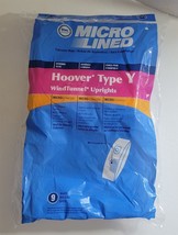 9 NEW Hoover Type Y WindTunnel Upright Vacuum Cleaner Bags Unopened Package - £14.93 GBP