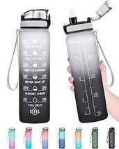 Enerbone 32 oz Water Bottle Leakproof BPA &amp; Toxic Free Motivational Water Bot... - £29.41 GBP