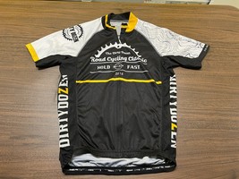 2016 Dirty Dozen Road Cycling Classic Full-Zip Black Jersey - Primal - M... - $13.99