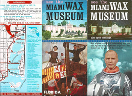  Vintage travel brochure 1960s Miami Wax Museum Miami Florida - $167.27 MXN