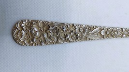 1924-1932 S Kirk &amp; Son Inc Repousse Sterling Silver Serving Spoon 8.5&quot; M... - £92.14 GBP