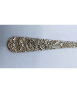 1924-1932 S Kirk &amp; Son Inc Repousse Sterling Silver Serving Spoon 8.5&quot; M... - $115.00