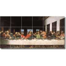 Leonardo Da Vinci Religious Painting Ceramic Tile Mural P05480 - £140.80 GBP+