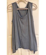 Soft Surroundings Sleeveless Tunic Blue Gray X Large - $345.98 MXN