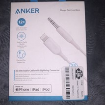 Anker 3.5mm Audio Adapter with Lightning Connector - White - £21.93 GBP