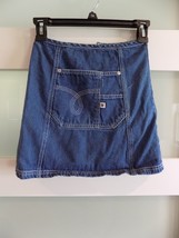 Tommy Hilfiger Front Pocket Jean Skirt Size 8 Girl's EUC - $20.52