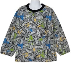 Marvel Boys All Over Print Logo Pullover Lightweight Sweatshirt (7-8 yrs... - £14.11 GBP