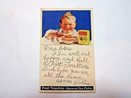 1923 Post Toasties Post Card - $11.88