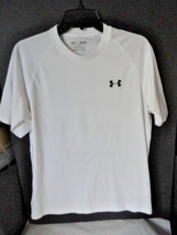 Under Armour Men's HeatGear Short Sleeve White Tee Shirt - $24.75