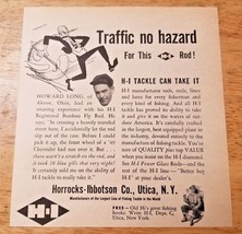 1951 Print Ad H-I Fishing Tackle Horrocks-Ibbotson Utica,NY - £6.87 GBP