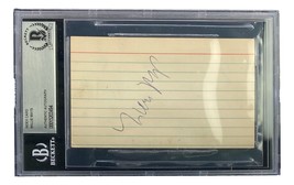 Vintage Willie Mays San Francisco Giants Autografato 3x5 Index Scheda Bas - £464.44 GBP