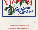Florida Seafood Kitchen Menu Nolensville Road Nashville Tennessee - £14.19 GBP