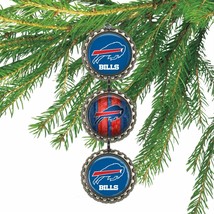 BUFFALO BILLS 3D Bottle Cap Christmas Ornament | Xmas Gift | Stocking St... - $132.91 MXN