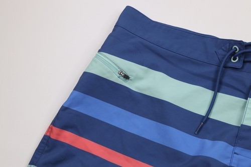 Vineyard Vines Mens 38 Spell Out Striped Color Block Stretch Board Shorts Trunks Item image 5