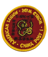 American Legion China Post 1 World Wide Patch 3 inch Diameter - $14.84