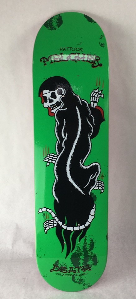 Patrick Melcher Pro deck - Death Skateboards 8.75 &quot; with grip &amp; free shi... - $47.51