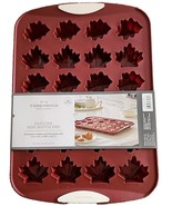 Threshold ~ Leaf Shaped ~ Silicone ~ Mini Muffin Pan ~ 24 Muffins ~ 10&quot; ... - $32.07 CAD