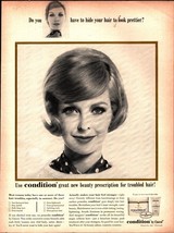 1964 Clairol Condition Beauty Prescription Woman Hair Vintage Print Ad c1 - $26.92