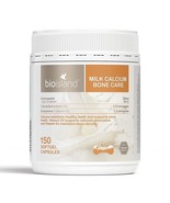 Bio Island Milk Calcium Bone Care 150 Softgel Capsules - £25.88 GBP
