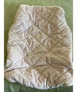 Carters Girls Light Pink Fleece Thick Quilted Diaper Changing Pad Cover ... - $11.38 CAD