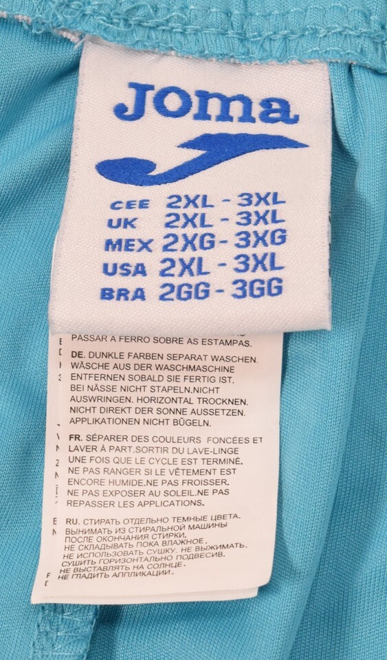 Joma Mens Torino GK Shorts Light Blue 2XL Item image 5