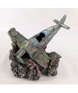 Aquarium Decor Sunken WW2 Warplane Wreck Fish Tank Ornament 11in Resin D... - $27.70