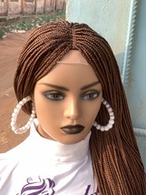 Small Box Braided wig On Lace Closure, Black Women Wig, Custom Wigs - £93.48 GBP